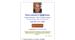 Desktop Screenshot of piano-lessons-in-your-home.com